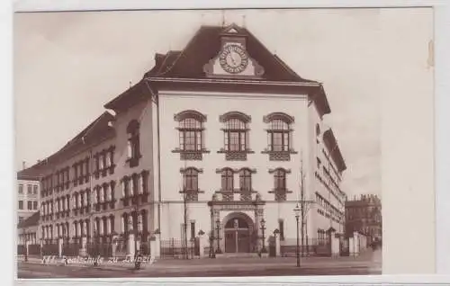 87460 AK III. Realschule zu Leipzig, Wundtstrasse 2 um 1920