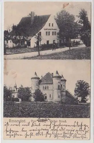 71091 Mehrbild Ak Rossendorf Gasthof Lindenhof, Weißer Hirsch 1931