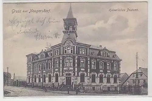 65697 Ak Gruß aus Neugersdorf kaiserliches Postamt 1908