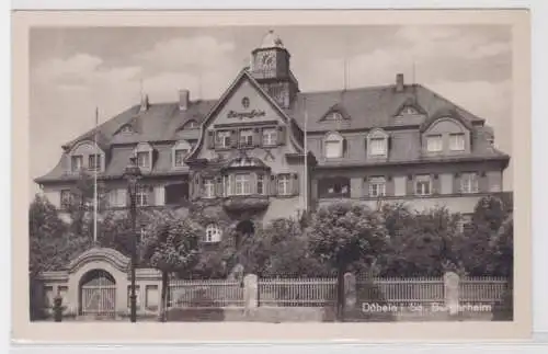 63402 Ak Döbeln in Sachsen Außenansicht Bürgerheim um 1920