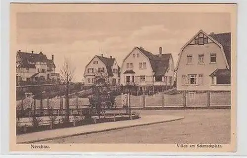 65627 Ak Nerchau Villen am Schmuckplatz 1918