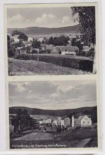 56435 Mehrbild Ak Cunewalde in Sachsen Siedlung Frühlingsberg 1940