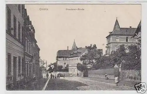 33868 Feldpost Ak Colditz Dresdner Straße 1916