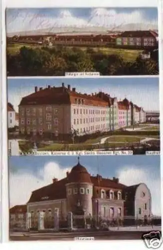 34128 Mehrbild Ak Bautzen Kaserne 1910