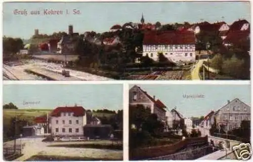 23459 Mehrbild Gruß aus Kohren Bahnhof usw. 1913