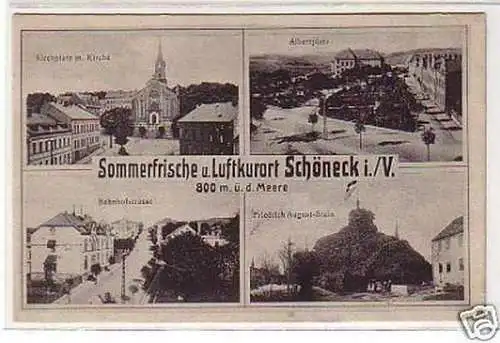 24787 Mehrbild Ak Luftkurort Schöneck im Vogtland 1925