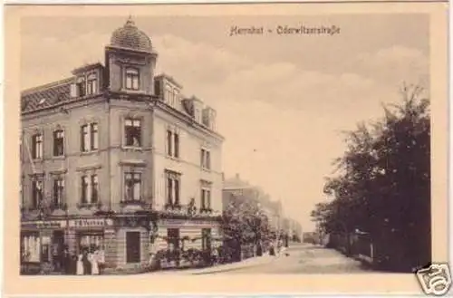 23439 Ak Herrnhut Oderwitzerstraße Papierhandlung 1915