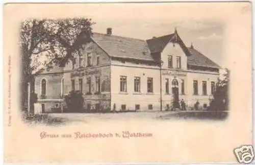 23449 Ak Gruß aus Reichenbach bei Waldheim um 1900