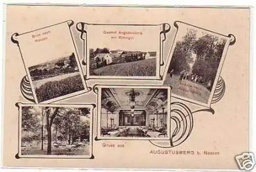 21906 Ak Gruss aus Augustusberg bei Nossen um 1910