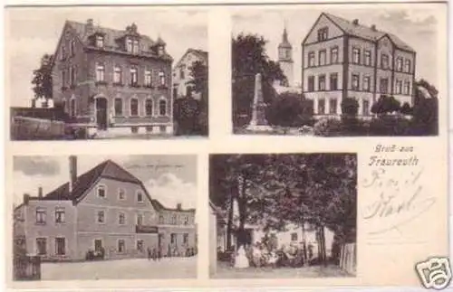 23407 Mehrbild Ak Gruß aus Fraureuth Gasthaus 1911