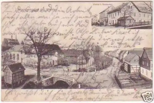 23403 Ak Langenbernsdorf bei Werdau Restaurant 1914