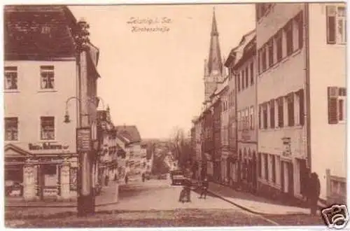 23432 Feldpost Ak Leisnig in Sa. Kirchenstraße 1917