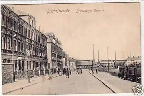 21501 Ak Bischofswerda Belmsdorfer Straße 1910