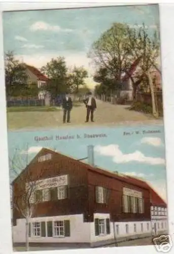 18750 Mehrbild Ak Gasthof Hasslau bei Roßwein 1911