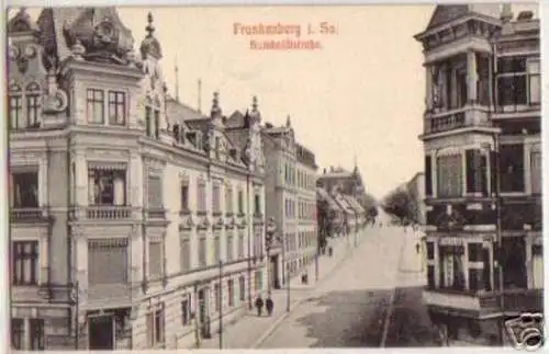 14378 Ak Frankenberg in Sa. Humboldtstrasse um 1910