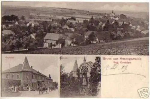 13377 Mehrbild Ak Gruss aus Herzogswalde 1909