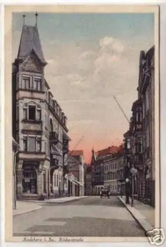 09085 Ak Radeberg in Sa. Röderstrasse 1944