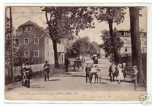 schöne Ak Gruss aus Neusalza Spremberg Gasthaus 1906