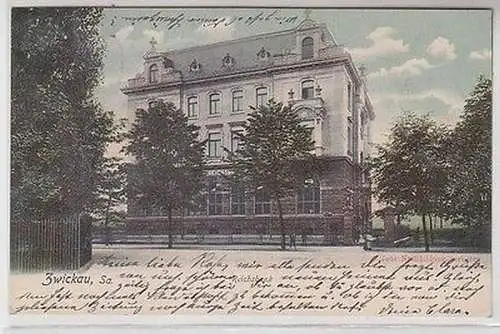 27100 Ak Zwickau Reichsbank 1904