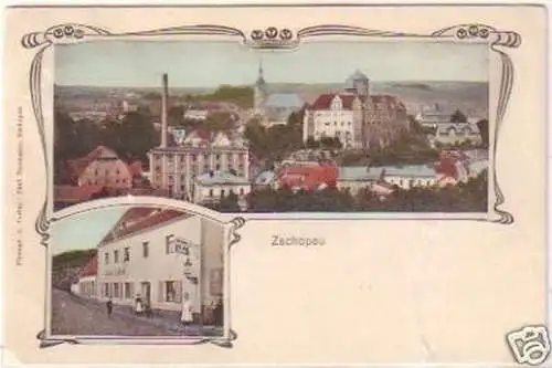 24928 Mehrbild Ak Zschopau Gasthaus zum Anker 1913