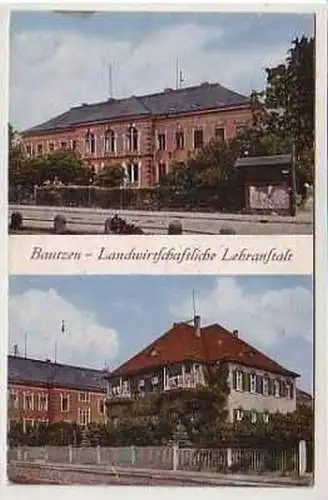 24554 Ak Bautzen landwirtschaftliche Lehranstalt um1920