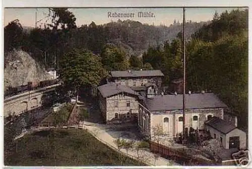 07373 Ak Rabenauer Mühle bei Freital 1910