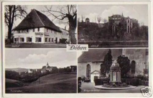 11980 Mehrbild Ak Gasthof Döben bei Grimma um 1940