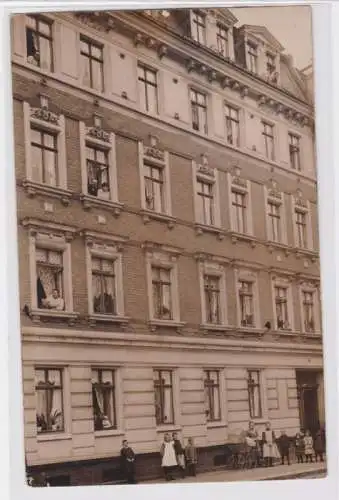 95399 Ak Außenansicht Wohnhaus in Leipzig 1907