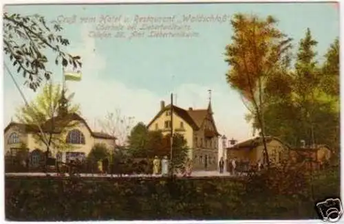 23528 Ak Oberholz bei Liebertwolkwitz Hotel um 1920