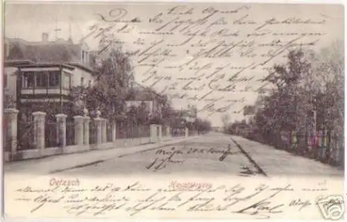 17819 Ak Oetzsch Hauptstrasse 1905