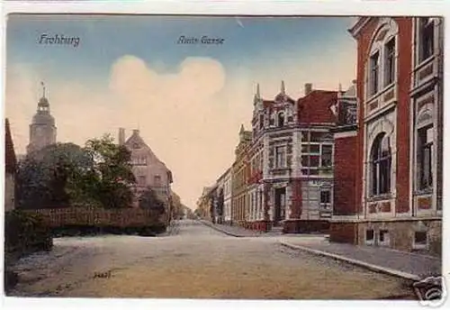 17124 Ak Frohburg Amtsgasse 1913