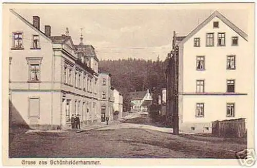 15962 AK Gruss aus Schönheiderhammer um 1930