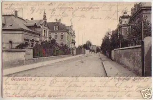 15432 Ak Grossenhain Herrmann-Strasse 1907