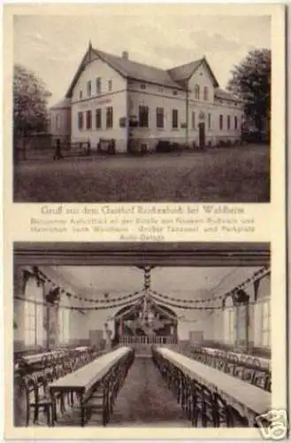 14685 Ak Gasthof Reichenbach bei Waldheim um 1920