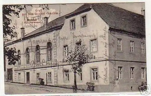 13268 Ak Gruß aus dem Gasthof Ockrilla 1921