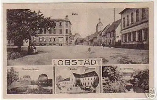 06924 Mehrbild Ak Lobstädt Gasthof usw. um 1930