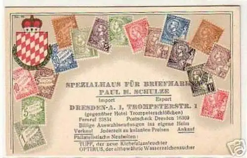 04895 Ak Spezialhaus für Briefmarken Dresden um 1910