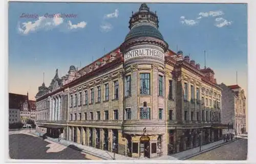 86594 AK Leipzig - Centraltheater, Cigarren Geschäft & Festsaal um 1920