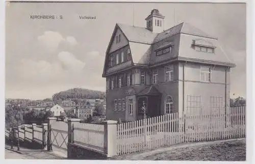 85773 AK Kirchberg i.S. Volksbad 1915