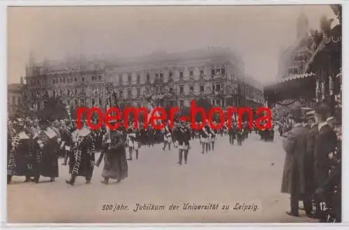 81747 Foto Ak 500jähriges Jubiläum der Universität zu Leipzig 1909