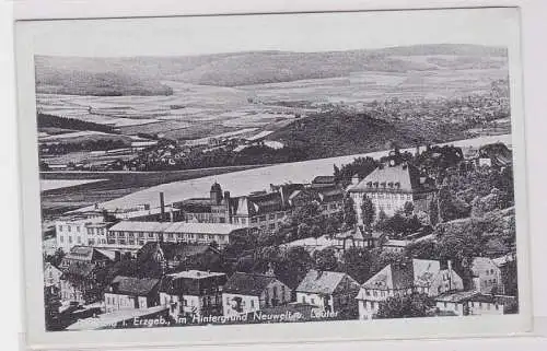 77357 Feldpost Ak Beierfeld im Erzgebirge im Hintergrund Neuwelt 1943