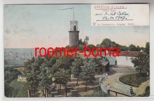 74439 Ak Dresden Plauen hoher Stein 1907