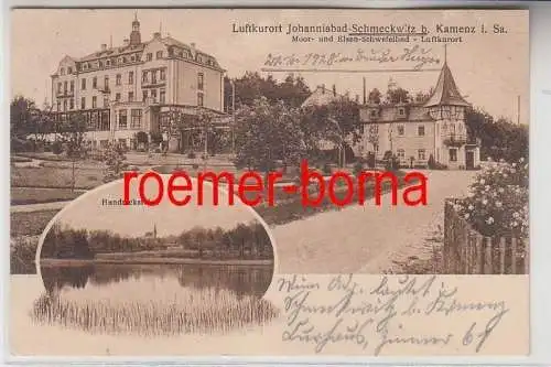 74634 Ak Luftkurort Johannisbad-Schmeckwitz b. Kamenz i. Sa. 1928