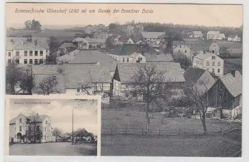 70403 Mehrbild Ak Sommerfrische Ullersdorf Gasthof Schmiede Schänke 1912