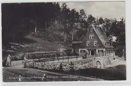 68923 Ak Rittersgrün im Erzgebirge Anton Günther Jugendherberge 1940