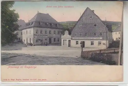 69103 Ak Altenberg im Erzgebirge Hotel zum alten Amtshaus 1909