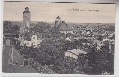 67829 Feldpost Ak Eilenburg Totalansicht mit dem Schloßberge 1917