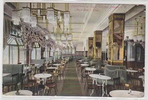 40209 Ak Plauen im Vogtland Conditorei und Café Trömel um 1910