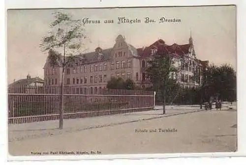 35157 Ak Gruß aus Mügeln Bez. Dresden 1906