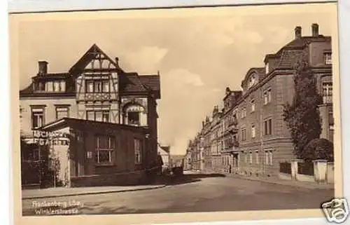 35167 Ak Frankenberg in Sachsen Winklerstrasse um 1940